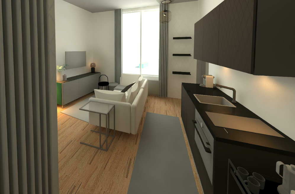 Wohnen in Kölner Bestlage: Möbliertes Apartment Nähe Media Park - Foto 1