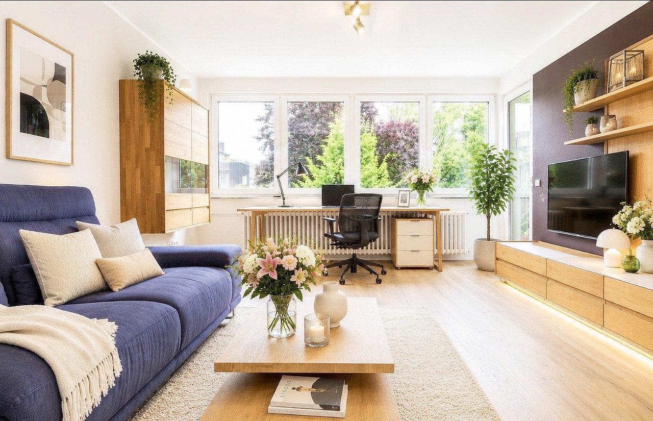 Beste Lage mit Premiumliegenschaft: Möblierte 2-Zimmer-Wohnung in Essen Rüttenscheid - Photo 1